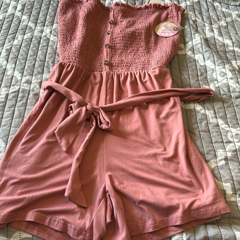 Pink Short rumpper